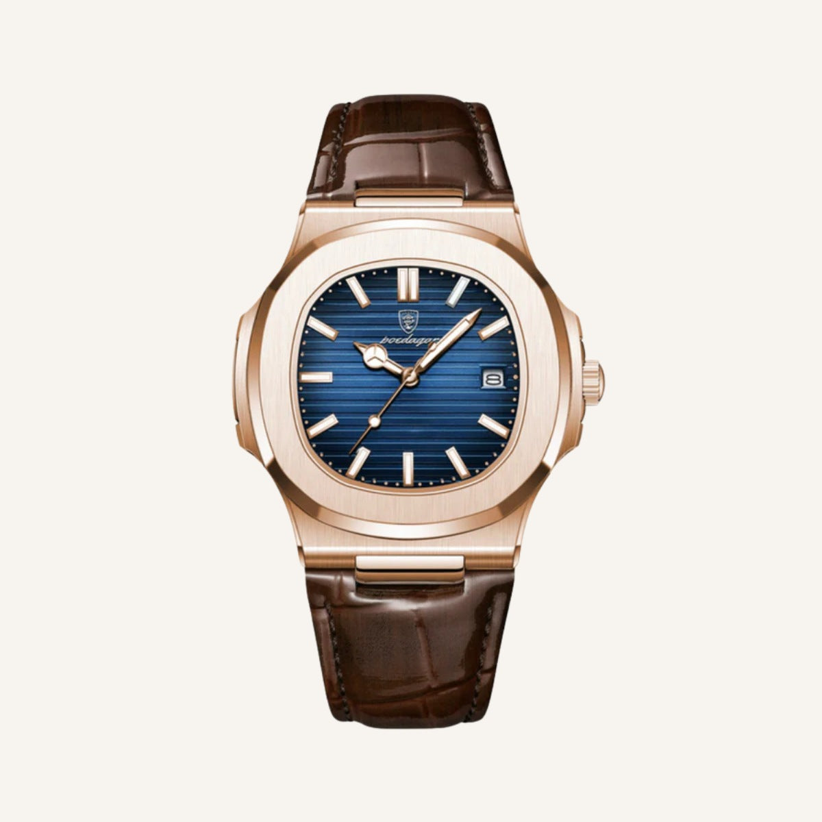 Men's Brown Leather Watch – Eastline Luxe