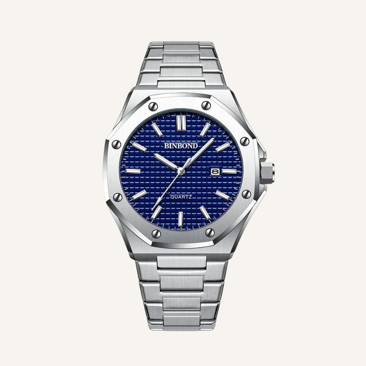 Men's Silver Watch – Eastline Blind