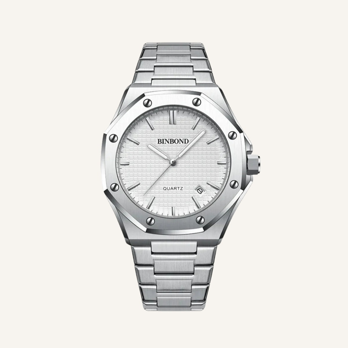 Men's Silver Watch – Eastline Blind