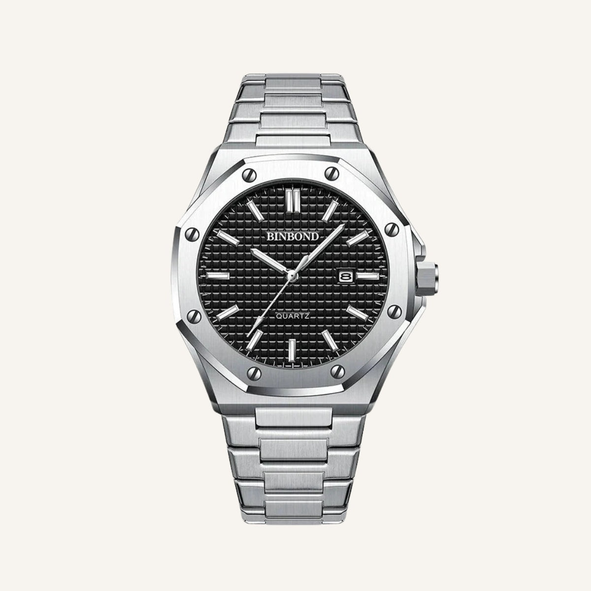 Men's Silver Watch – Eastline Blind