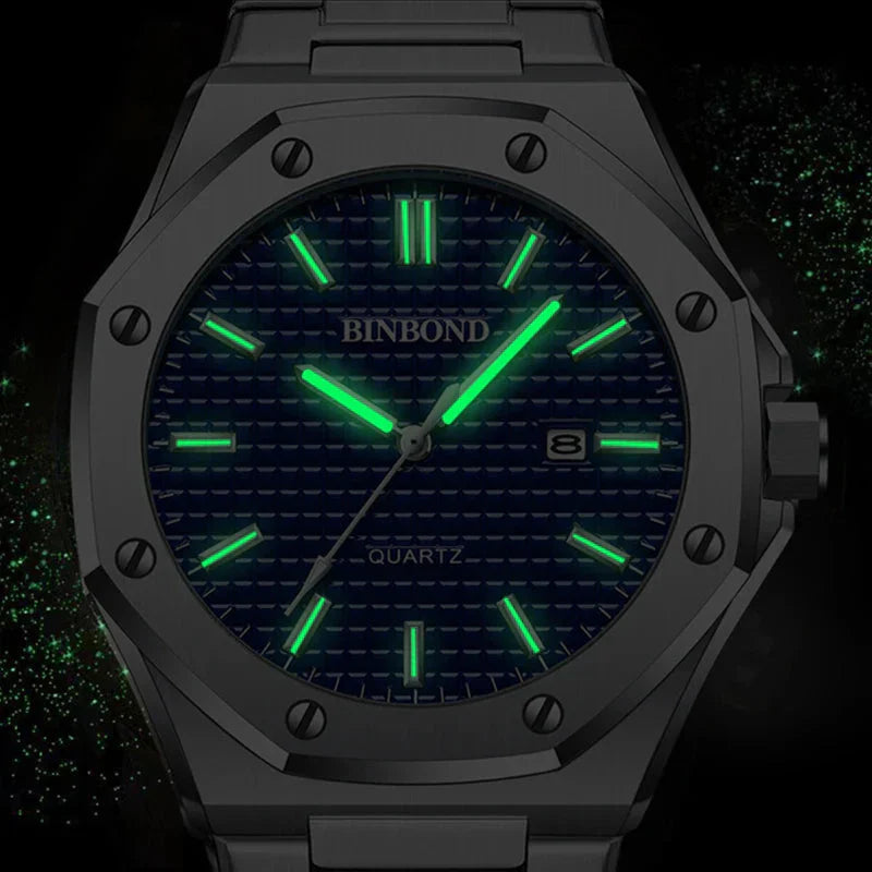 Men's Silver Watch – Eastline Blind