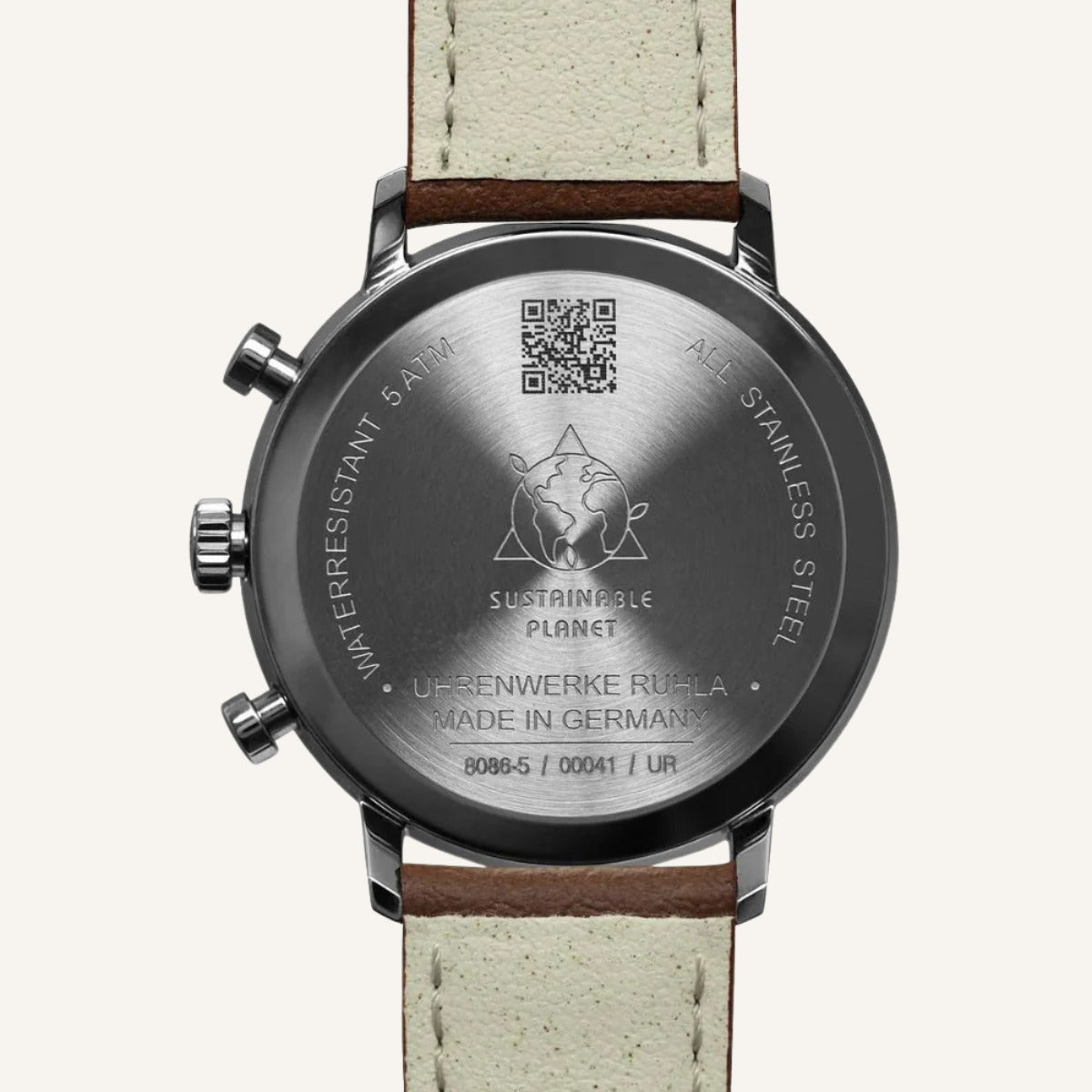 Men's Zeppelin White Chronograph Watch