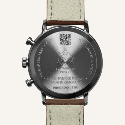 Men's Zeppelin White Chronograph Watch