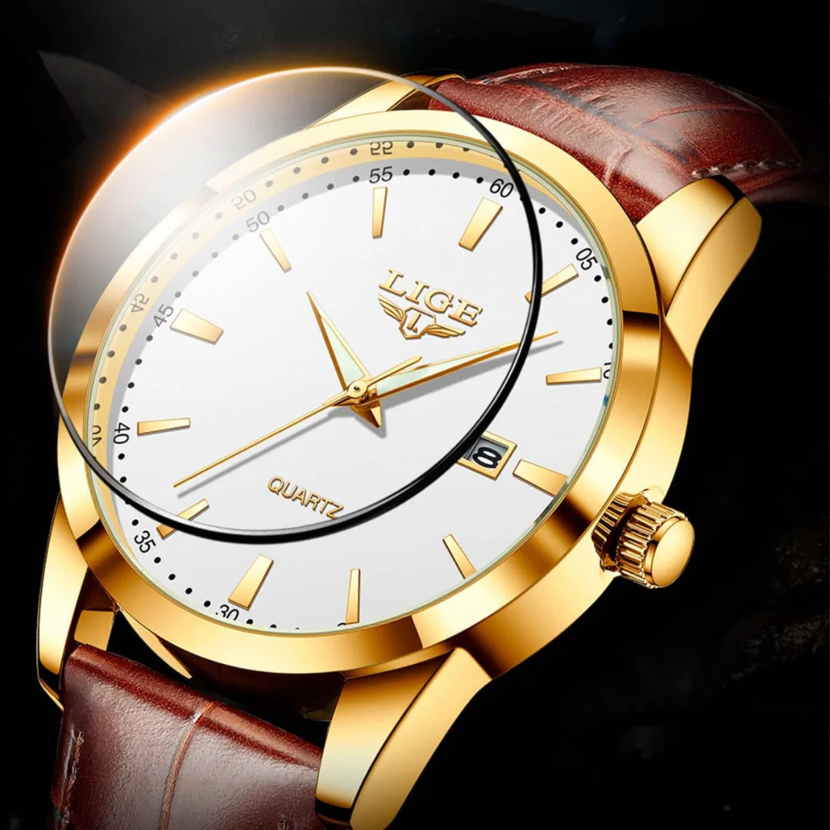 Men's Leather Watch – Santerro