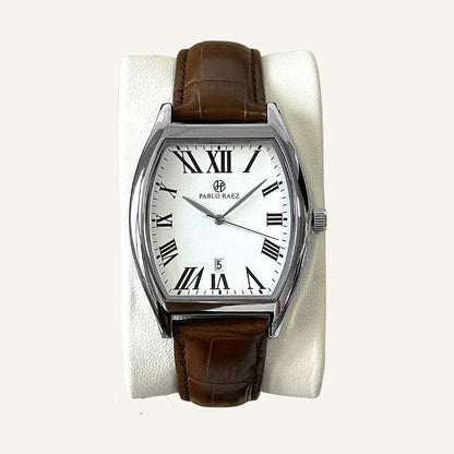 Men's Leather Watch – Raez Tempus