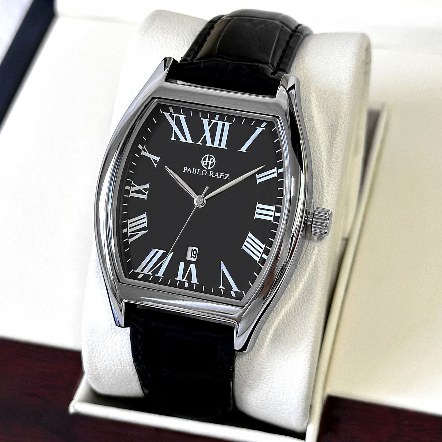 Men's Leather Watch – Raez Tempus