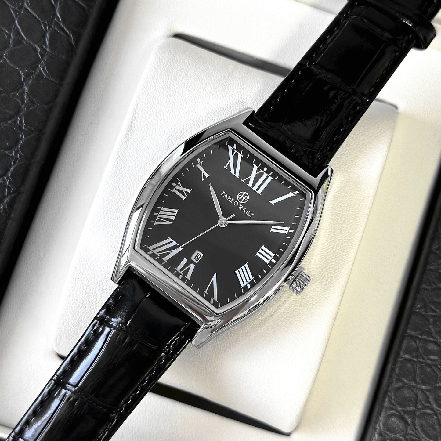 Men's Leather Watch – Raez Tempus