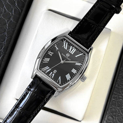 Men's Leather Watch – Raez Tempus