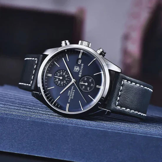 Men's Leather Watch – Eastline Classic