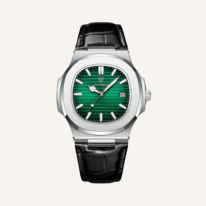 Men's Black Leather Watch – Eastline Luxe