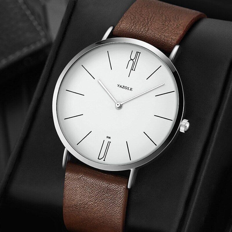 Men's Leather Watch – Eastline Old Money
