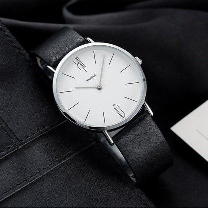 Men's Leather Watch – Eastline Old Money