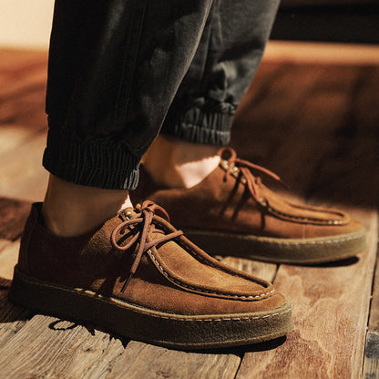 Men's Suede High-Sole Shoes – Craffito