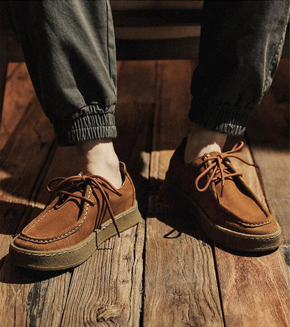 Men's Suede High-Sole Shoes – Craffito