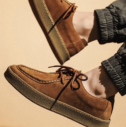 Men's Suede High-Sole Shoes – Craffito