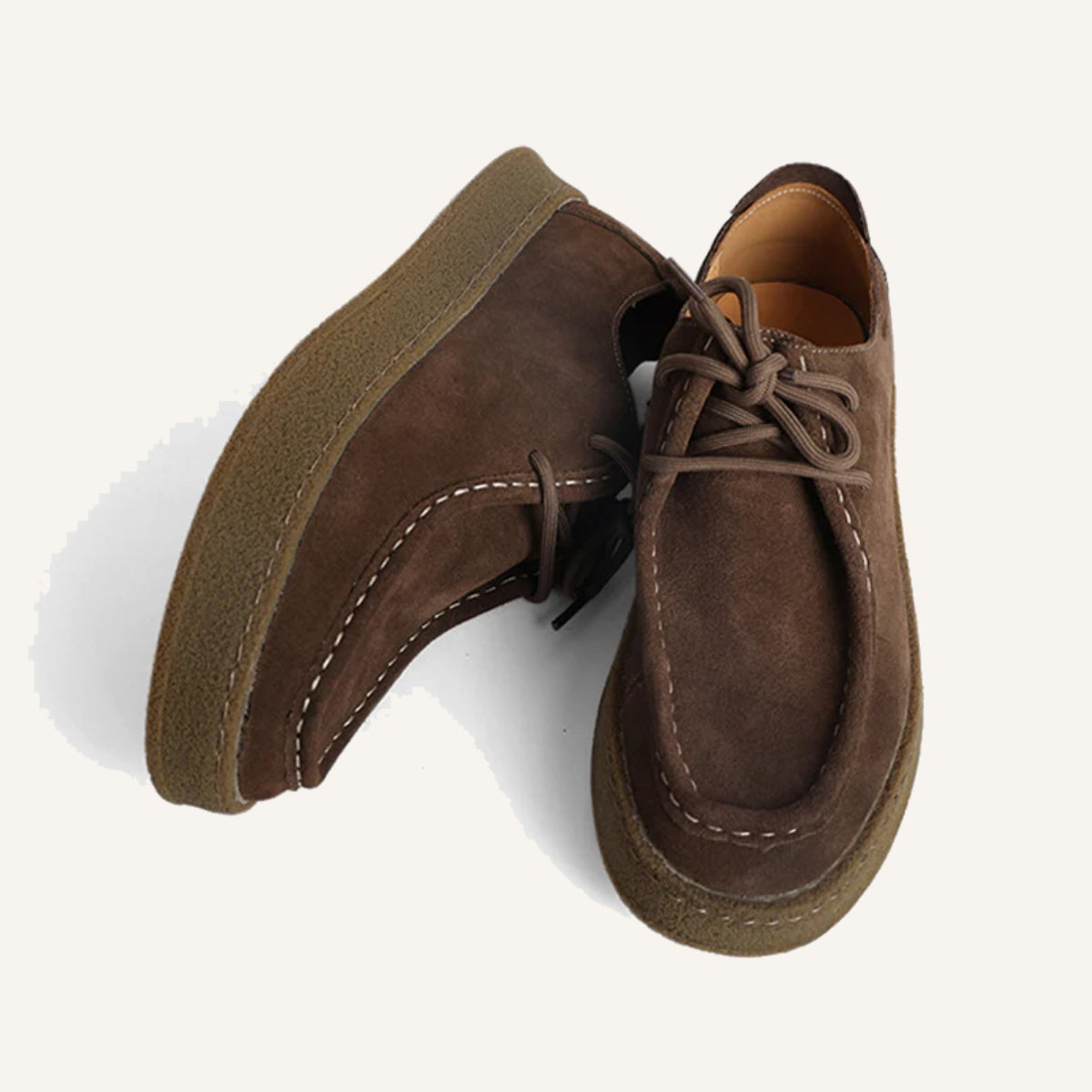 Men's Suede High-Sole Shoes – Craffito