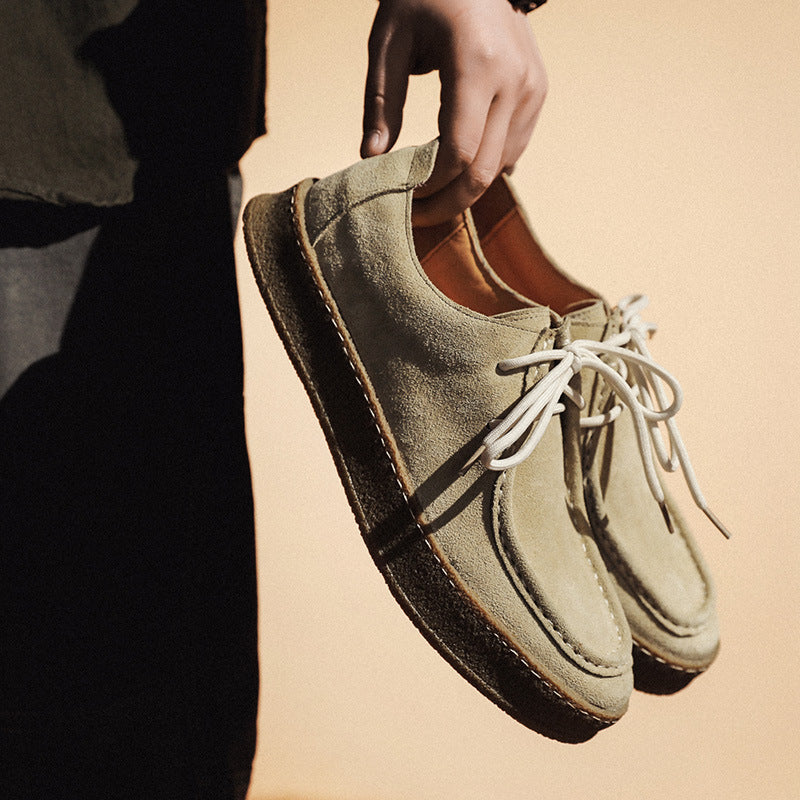 Men's Suede High-Sole Shoes – Craffito