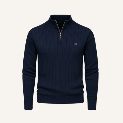 Men's High-Neck Sweater with Zipper – Verri
