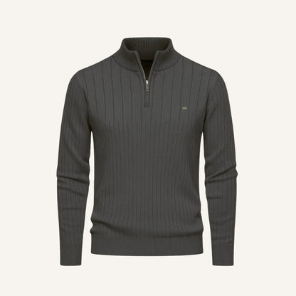 Men's High-Neck Sweater with Zipper – Verri
