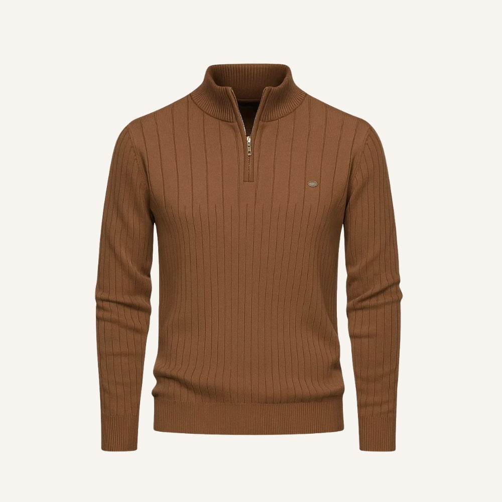 Men's High-Neck Sweater with Zipper – Verri