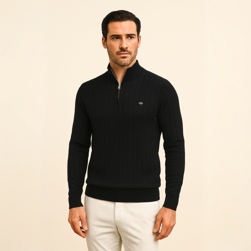 Men's High-Neck Sweater with Zipper – Verri