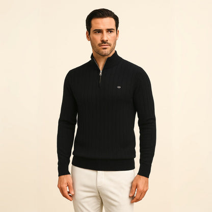 Men's High-Neck Sweater with Zipper – Verri
