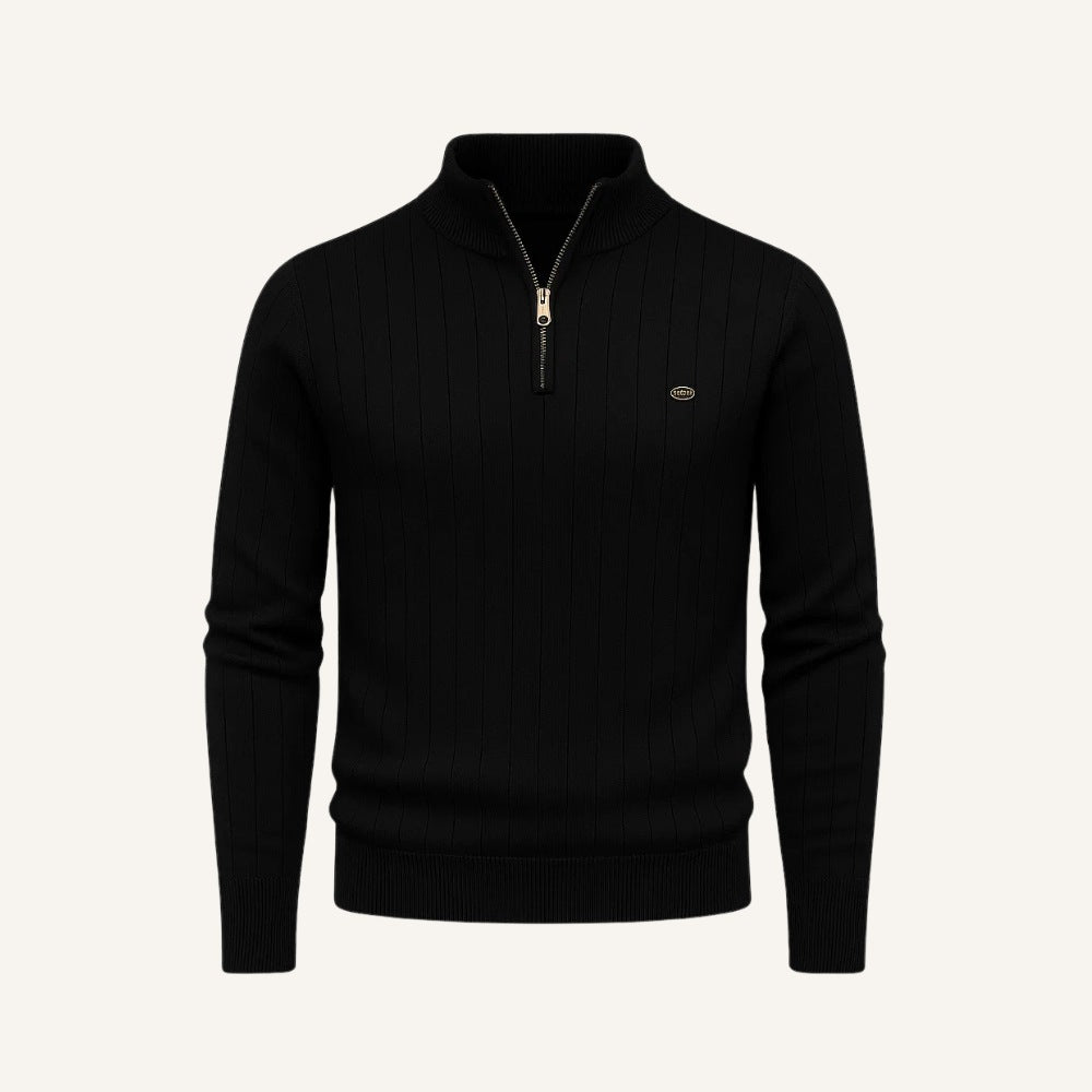 Men's High-Neck Sweater with Zipper – Verri