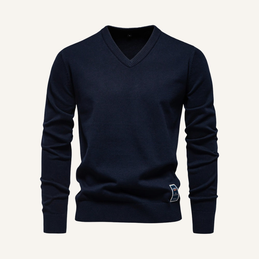Men's V-Neck Sweater – Pesson Lior