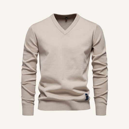 Men's V-Neck Sweater – Pesson Lior