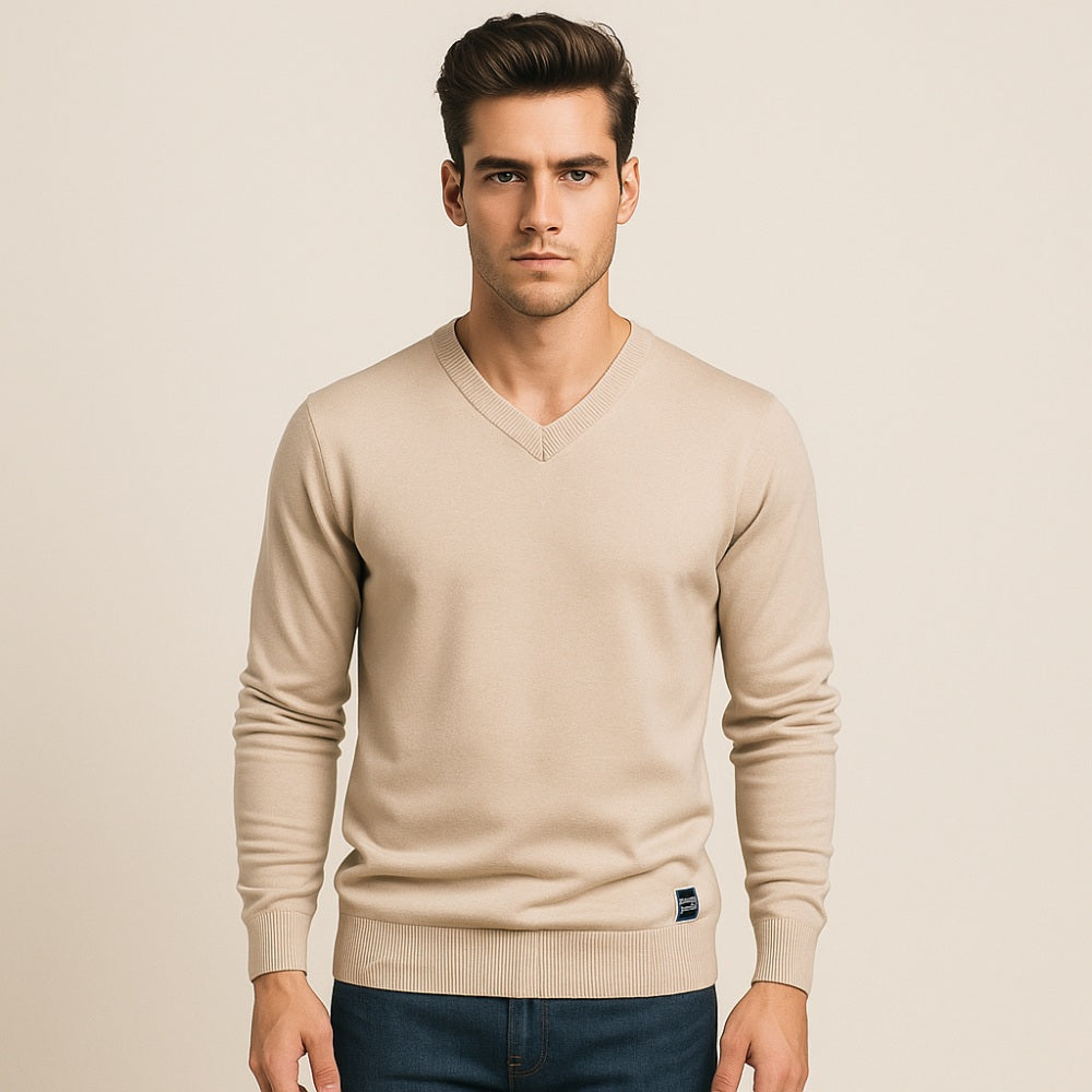 Men's V-Neck Sweater – Pesson Lior