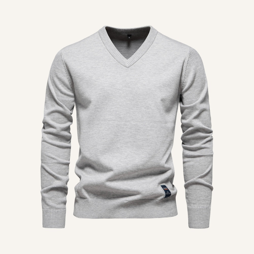 Men's V-Neck Sweater – Pesson Lior