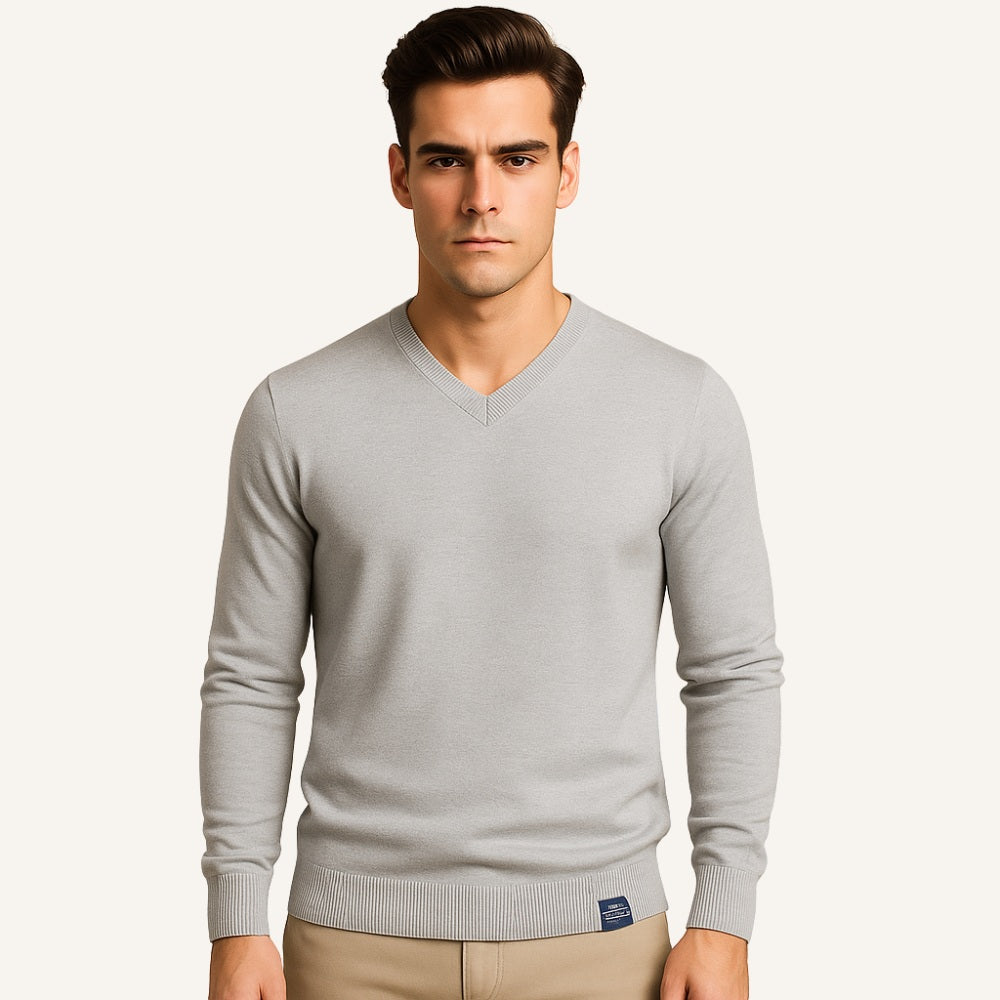 Men's V-Neck Sweater – Pesson Lior
