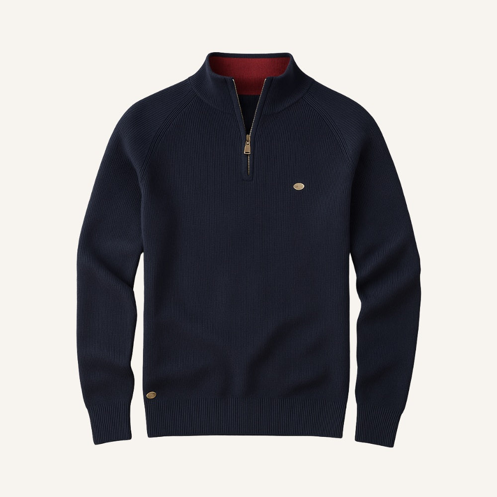 Men's Half-Zip Sweater – Pesson Signature