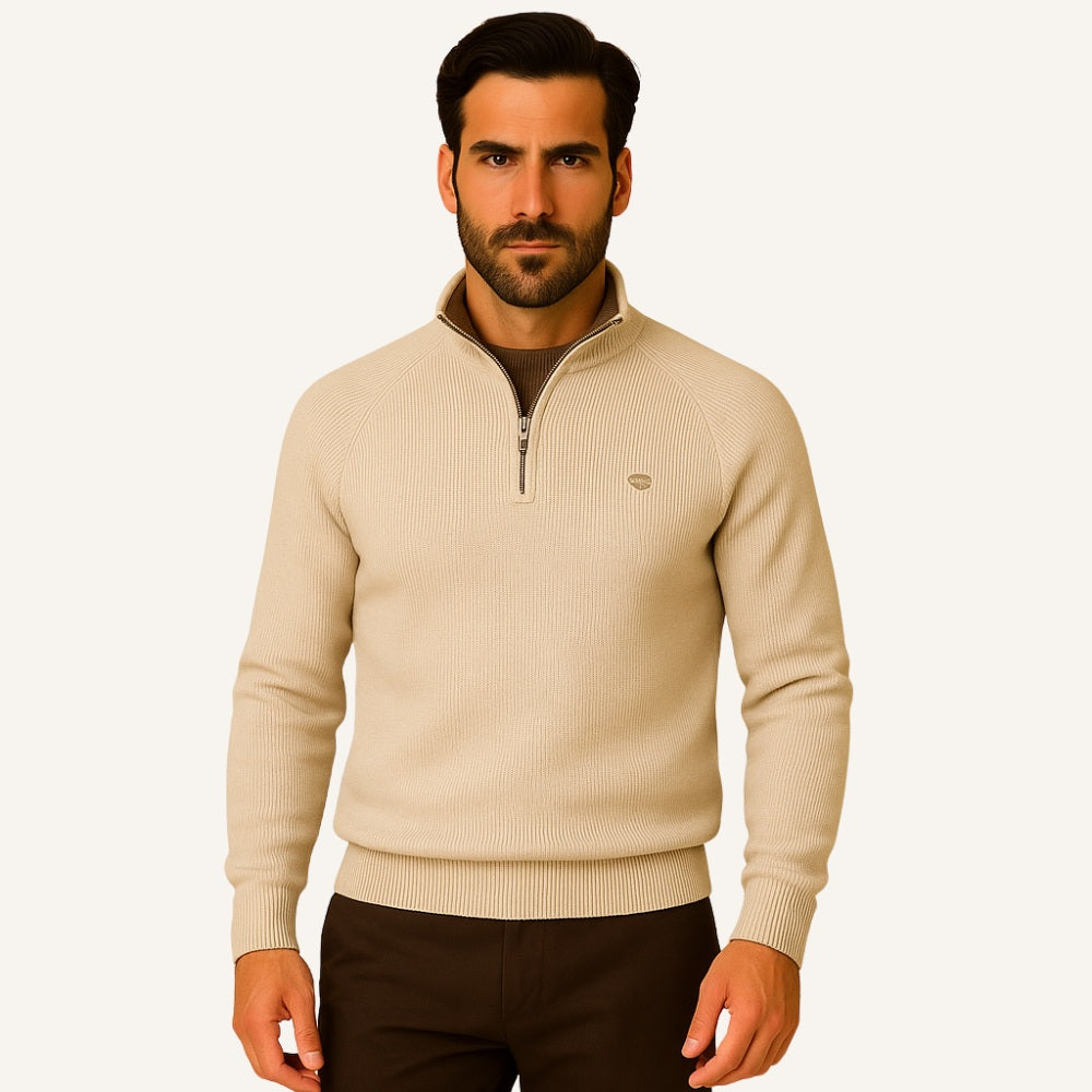 Men's Half-Zip Sweater – Pesson Signature