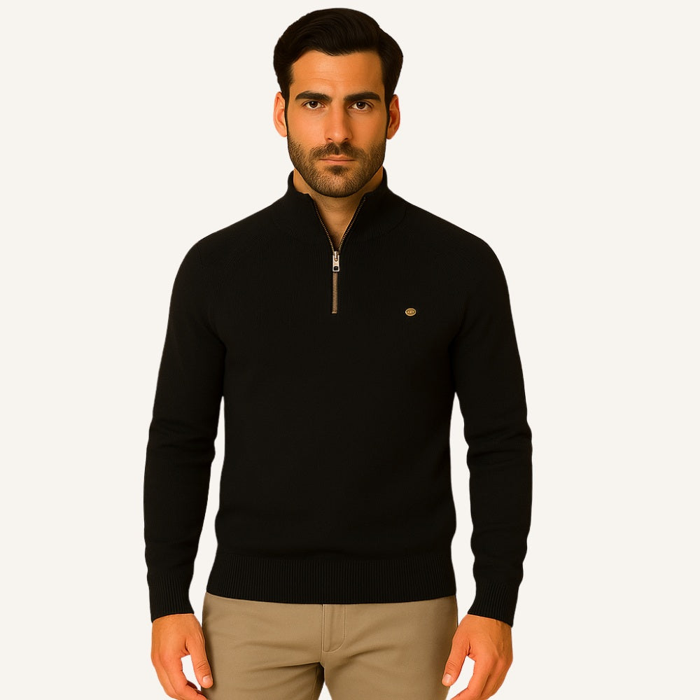 Men's Half-Zip Sweater – Pesson Signature