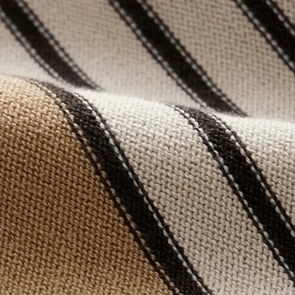 Men's Striped Knit Polo Shirt – Montelle