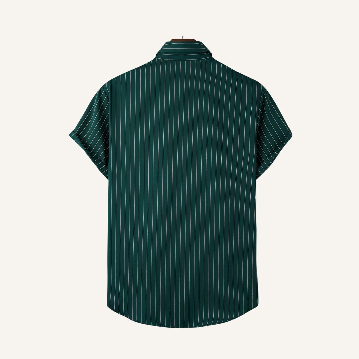 Men's Striped Shirt – Old Money Green Nautic