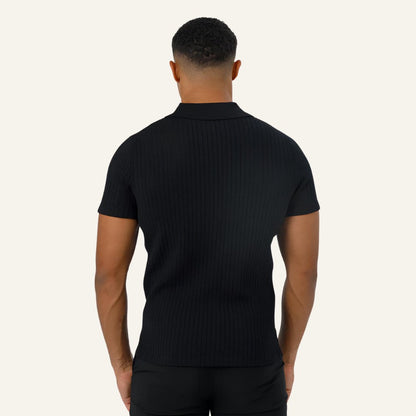 Men's Old Money Knit Polo Shirt – Saville