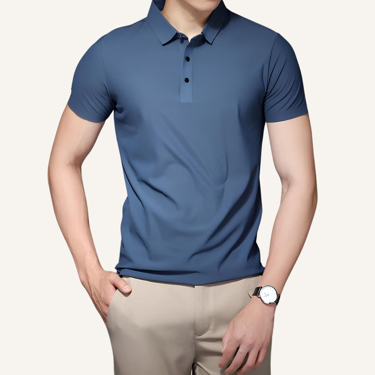 Men's Polo Shirt – Ice Silk Anti-Wrinkle