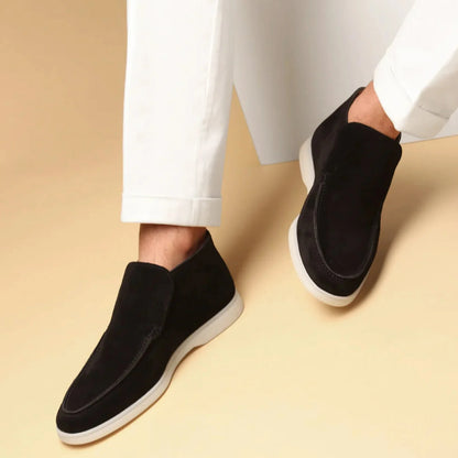 Men's Suede High-Top Loafers – Tuccili