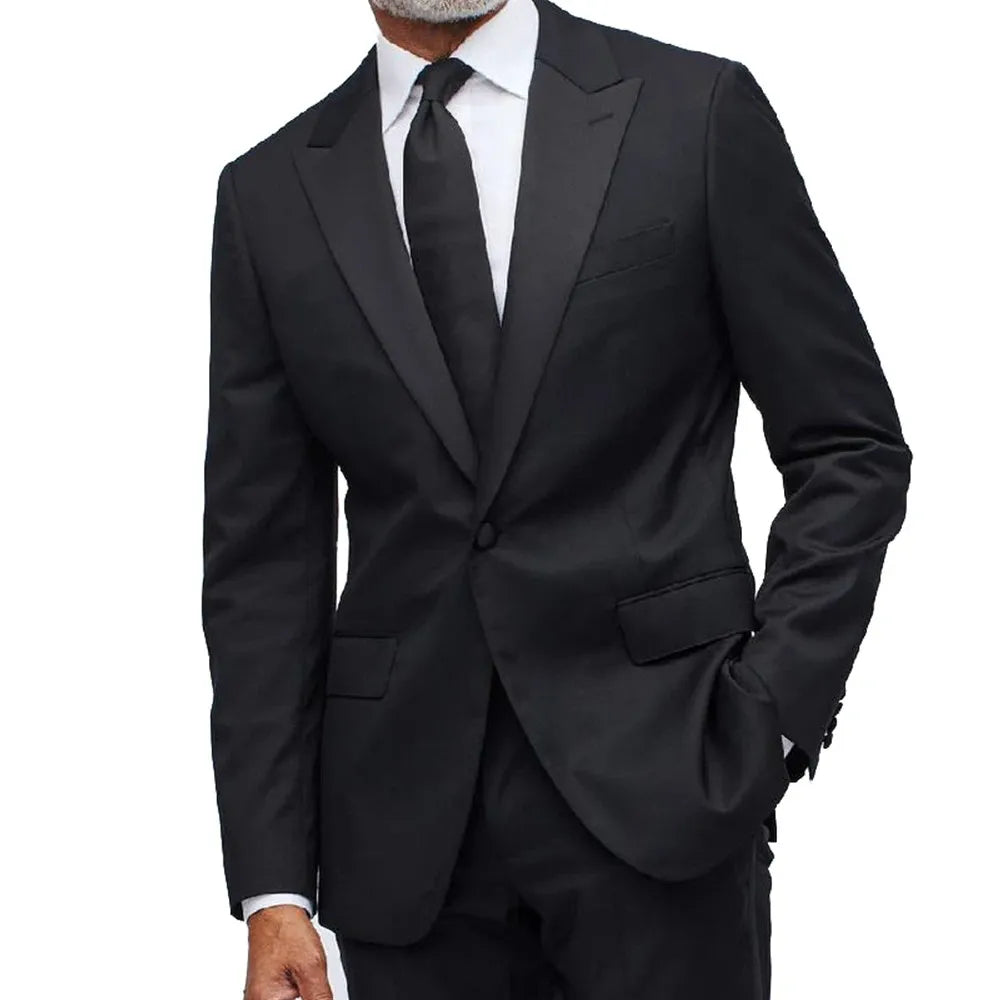 Monarch Black Tailored Suit – Eastline Executive Edition