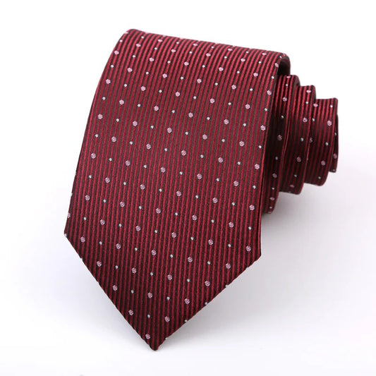Heritage Red Jacquard Necktie Collection