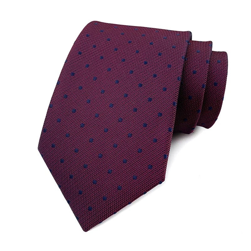 Heritage Red Jacquard Necktie Collection