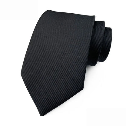 Luxury Black Jacquard Tie Collection