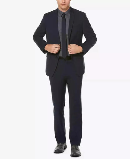 Monarch Essential Black Suit – Executive Slim Edition