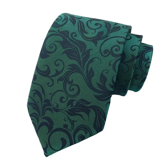 Heritage Green Jacquard Tie Collection
