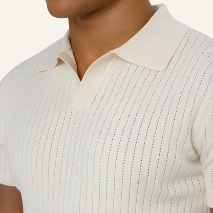 Men's Old Money Knit Polo Shirt – Saville