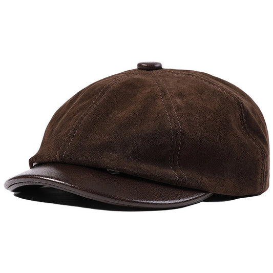 Belgravia Suede Newsboy Cap